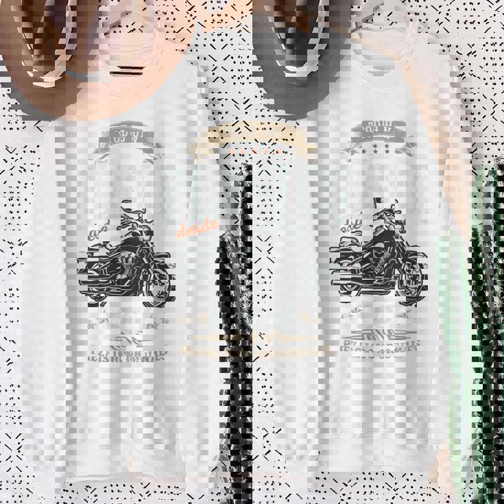 Nacido En 1967 58 Años Cumpleaños Moto Biker Hombre Motero Manga Larga Camisa de entrenamiento Regalos para ancianas