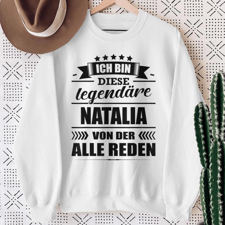 Name Nataliaorname Namensgeschenke Namenstag Fun Sweatshirt Geschenke für alte Frauen