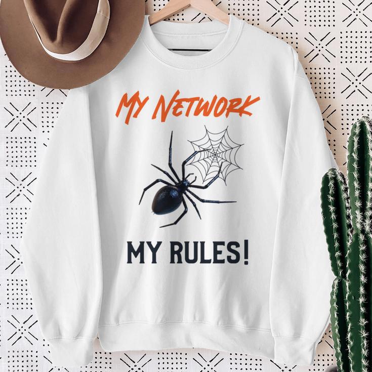 My Network My Rules Lustiges It Cyber Security Sweatshirt Geschenke für alte Frauen