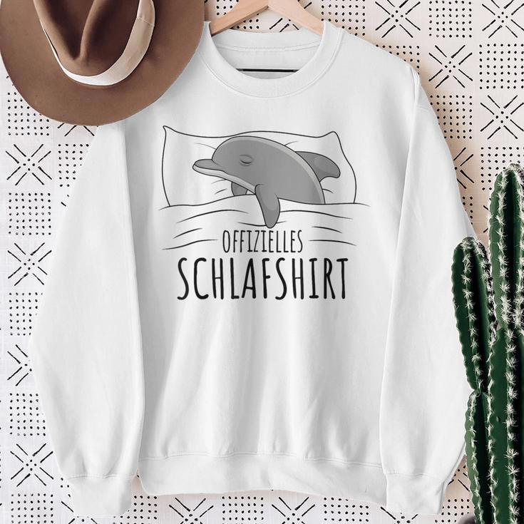 Official Dolphin Pyjamas Sleep Sweatshirt Geschenke für alte Frauen