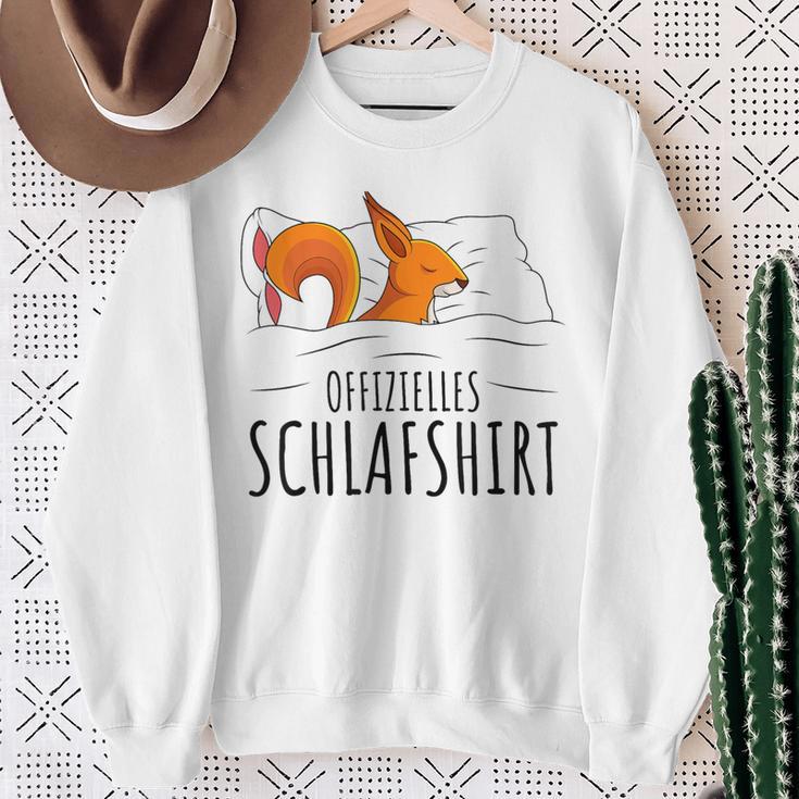 Official Sleep Squirrel Pyjamas Sleep Sweatshirt Geschenke für alte Frauen