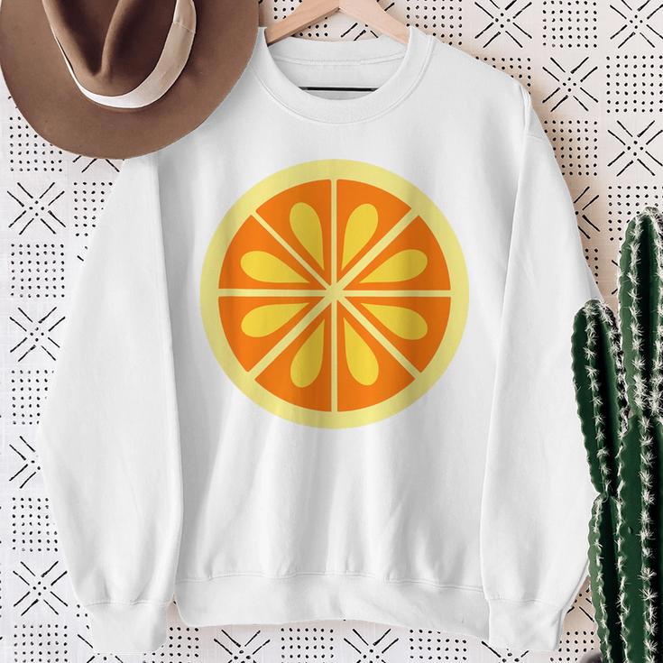 Orange Costume Fruit Orange Carnival Last Minute Sweatshirt Geschenke für alte Frauen