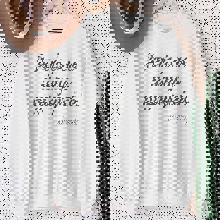 Pearls Are Always Appropriate Jackie Kennedy Sweatshirt Gifts for Old Women