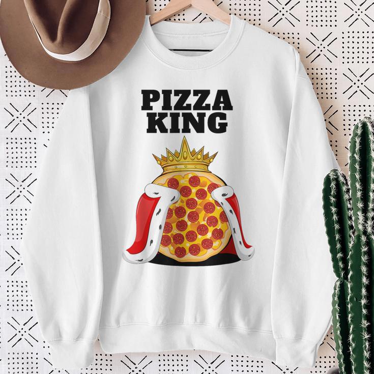 Pizza King Pizza Lovers Sweatshirt Geschenke für alte Frauen