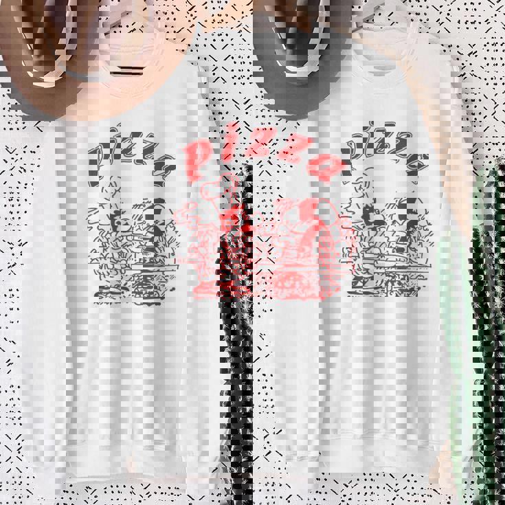Pizza Liebe Pizzaschachtel Italiano Italien Fun Karton Pizza Sweatshirt Geschenke für alte Frauen