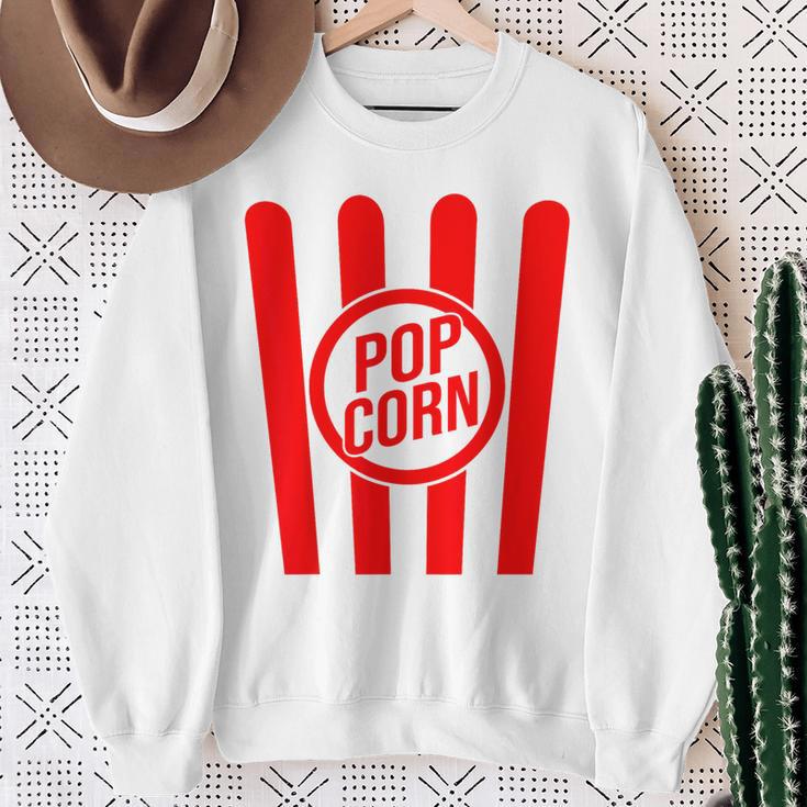 Retro Popcorn Costume For Carnival Fancy Dress Sweatshirt Geschenke für alte Frauen