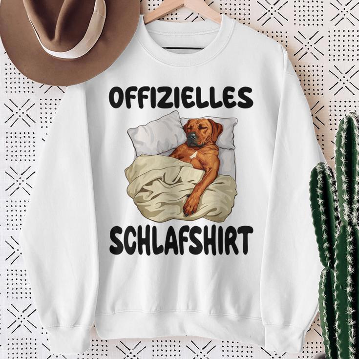 Rhodesian Ridgeback Dog Official Sleep Nightdress Sweatshirt Geschenke für alte Frauen