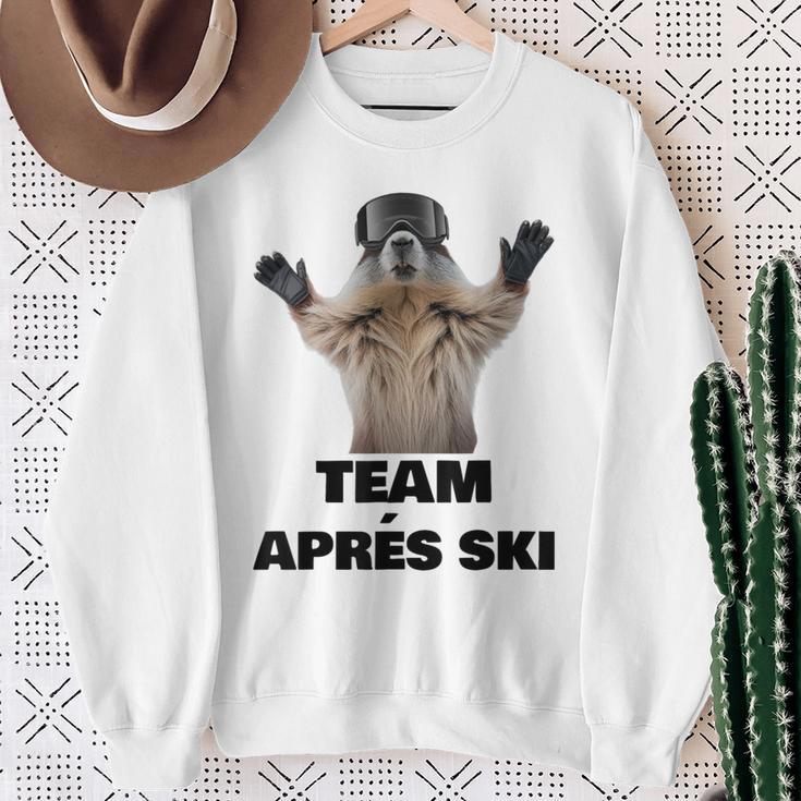 Team Aprés-Ski Sweatshirt Geschenke für alte Frauen