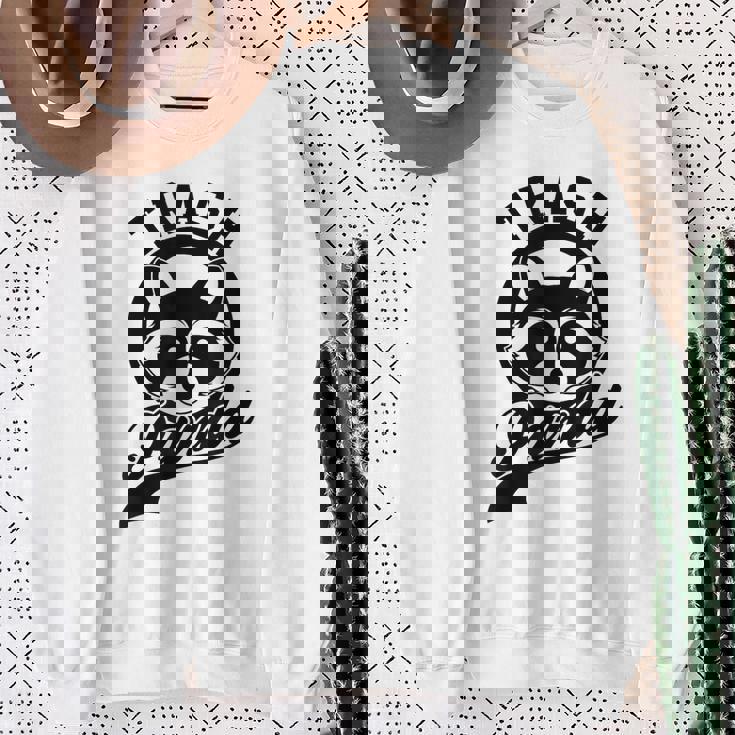 Trash Panda Raccoon Sweatshirt - Fun Meme Pullover for Animal Lovers Gifts for Old Women