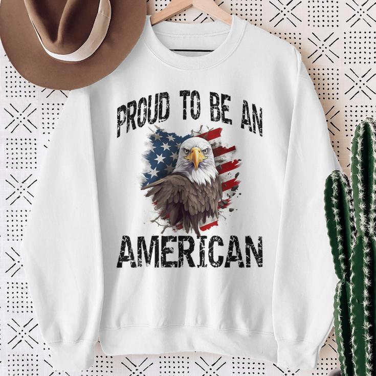 Usa American Flag Tourist Holiday America Sweatshirt Geschenke für alte Frauen