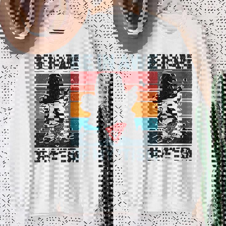 Vintage Autism Raccoon Sweatshirt - Celebrate Uniqueness Gifts for Old Women