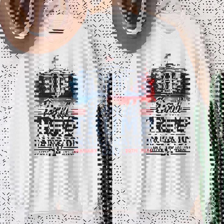 White House President Donald Trump Inauguration 2025 Sweatshirt Gifts for Old Women