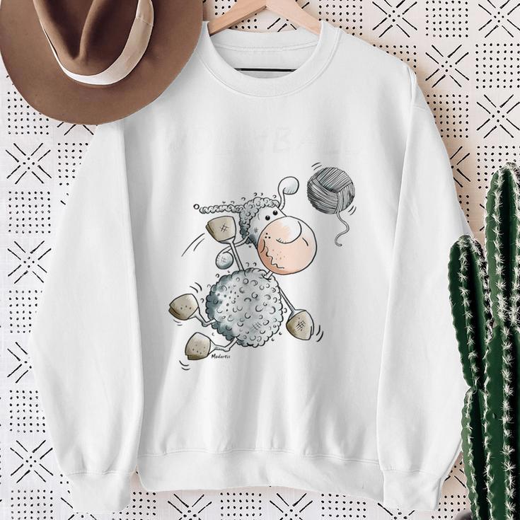 Wollyball Iolleyball Sheep Word Game Funolleyball Player Sweatshirt Geschenke für alte Frauen