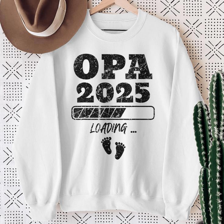 Zum Opa Beförders 2025 Gray Sweatshirt Geschenke für alte Frauen