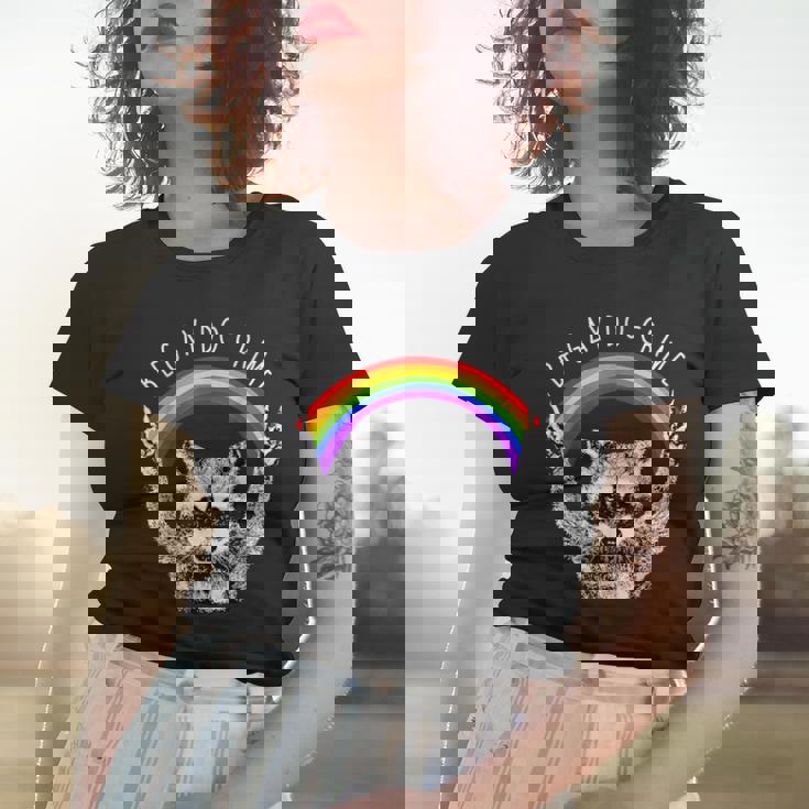 Raccoon LGBT Pride Women's T-Shirt - Be Gay, Celebrate Diversity Gifts for Her