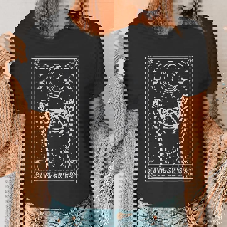 In My Feral Era Raccoon With Moon Trash Panda Women's T-Shirt