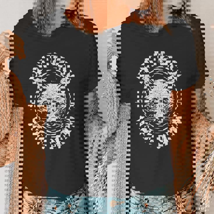 Gothic Raccoon Women's T-Shirt - Raccoon Eats Trash Theme