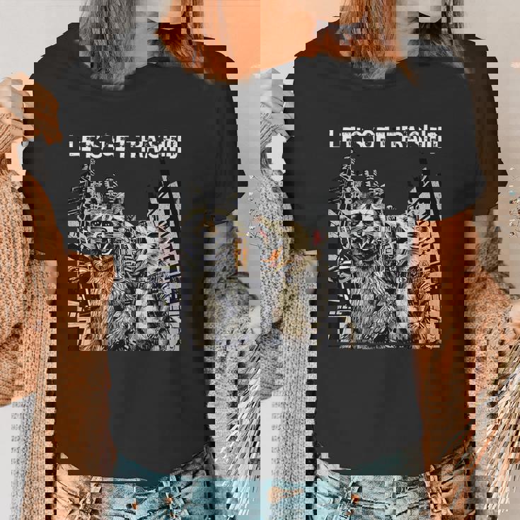 Let's Get Trashed Women's T-Shirt | Fun Party Animals Design