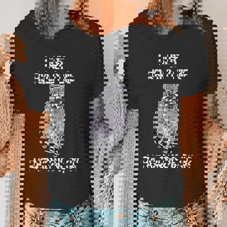 Raccoon Love Women's T-Shirt | Quirky Style, Nature-Inspired Design