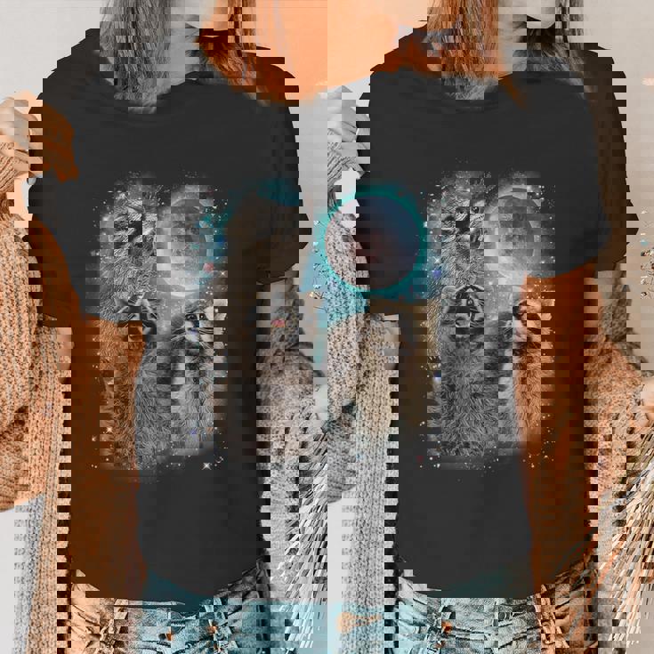 Raccoon Moon Women's T-Shirt for All Ages | Charming Design