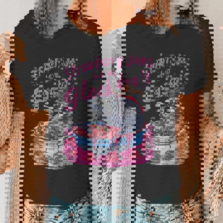 Strawberry Raccoon Women's T-Shirt | Cute & Quirky Design