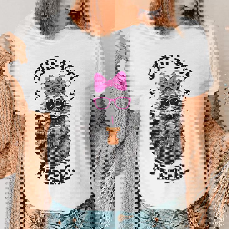 Colorful Raccoon Women's T-Shirt - Wild Style & Cute Vibes