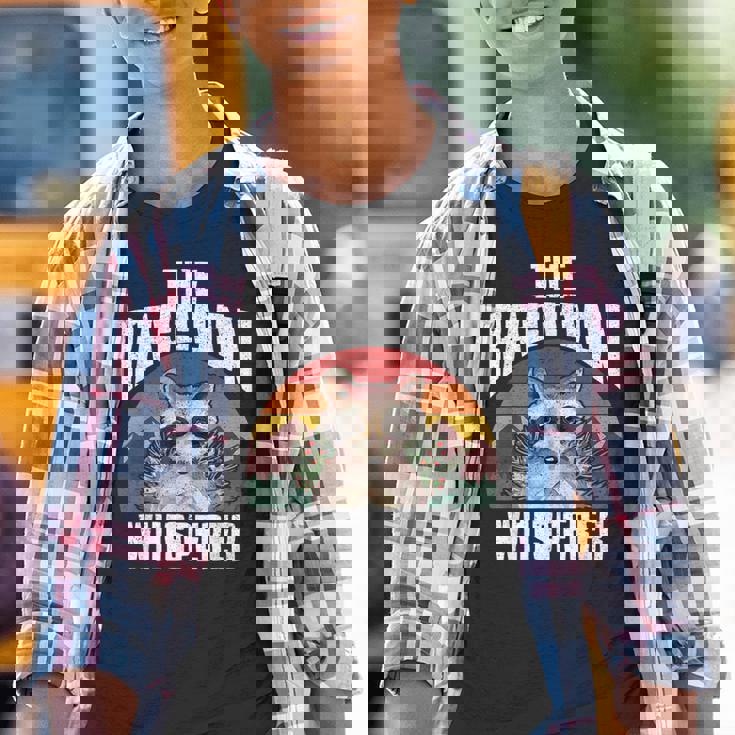 Raccoon Whisperer Youth T-Shirt - Vintage Lover's Retro Graphic