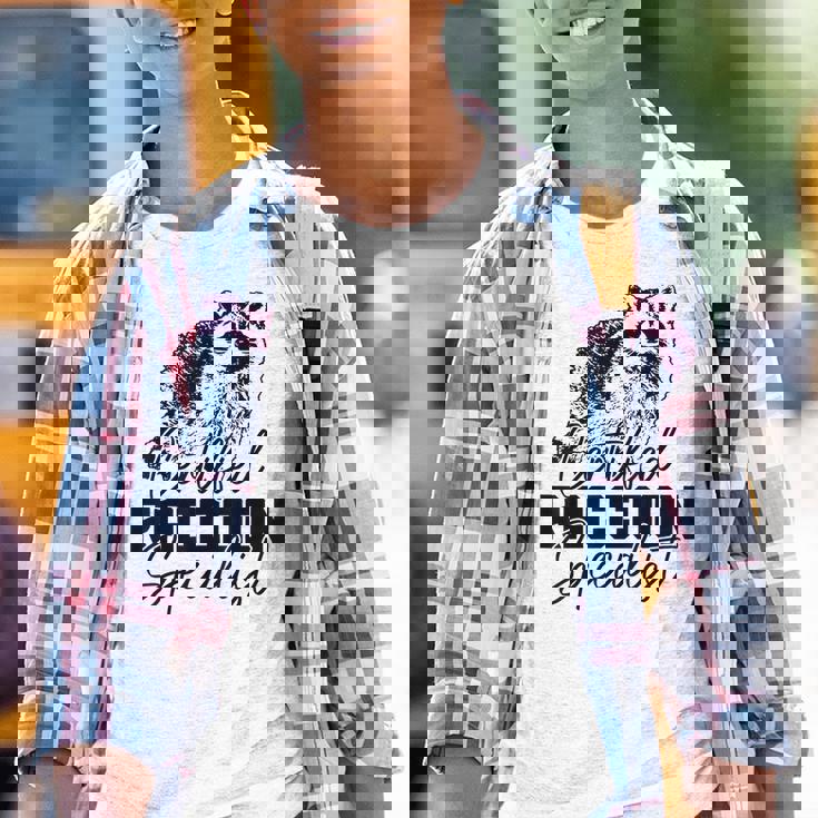 Certified Raccoon Specialist Youth T-Shirt | Vintage Graphic Design