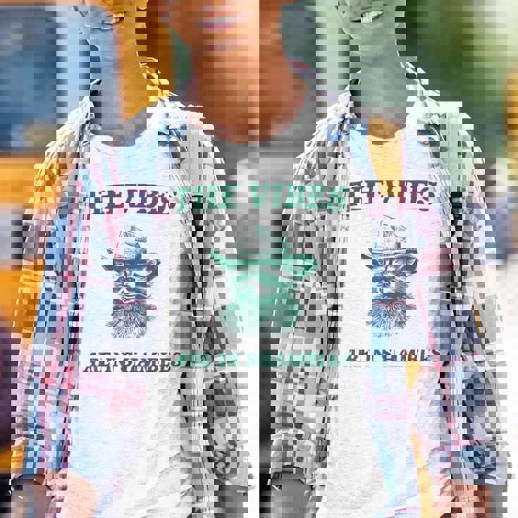 Sarcastic Raccoon Cowboy Youth Tee - Fun Animal Graphic
