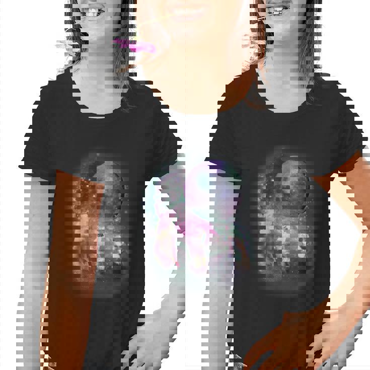 Ferret Moon Howl Youth T-Shirt | Unique Animal Graphic Tee