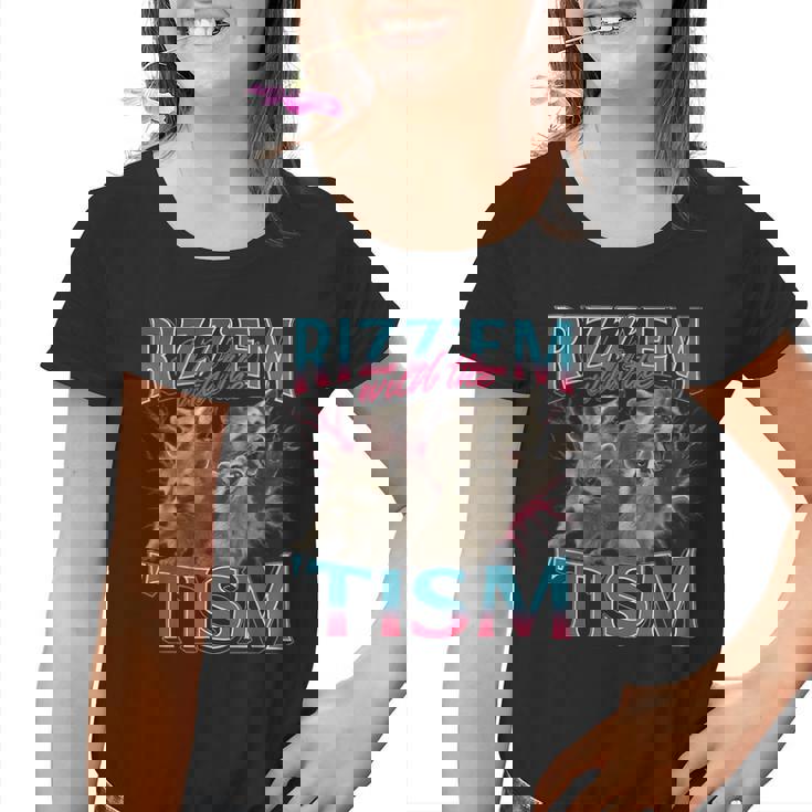 Raccoon Autism Awareness Youth T-Shirt - Fun & Inclusive Design