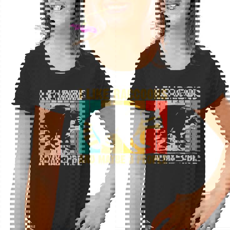Raccoon Lover Graphic Unisex Youth T-Shirt - Introvert Friendly