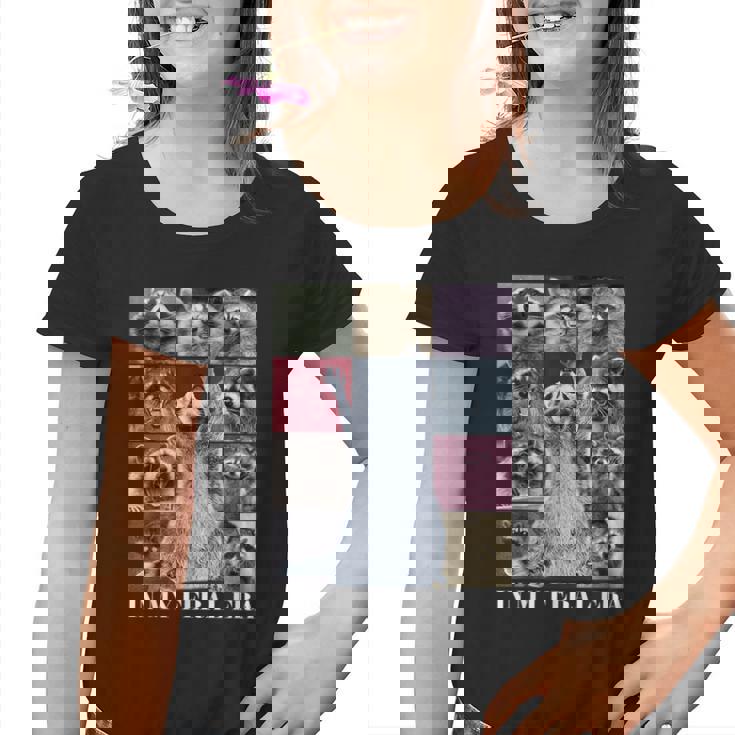 Raccoon Team Graphic Youth T-Shirt – Feral Meme Fun