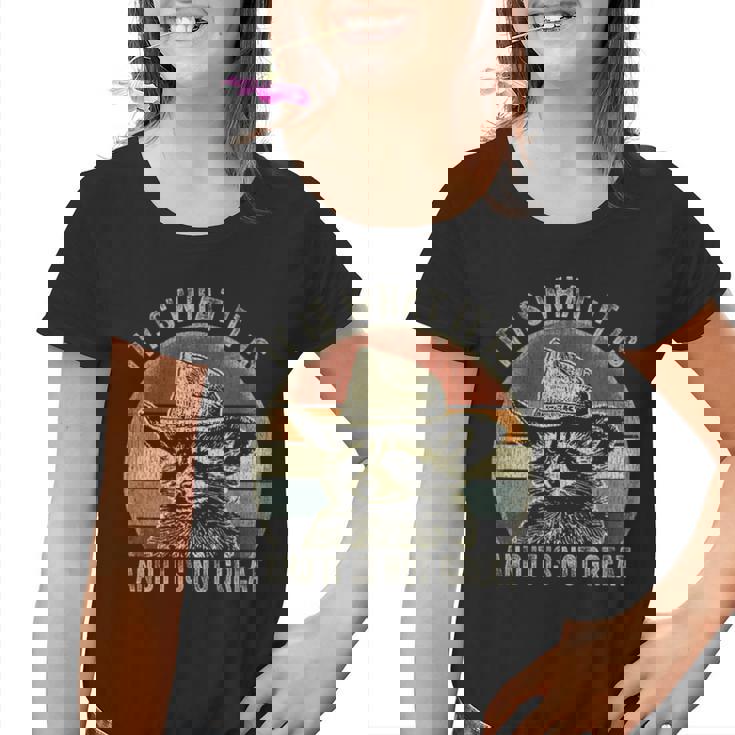 Raccoon 'Trash Panda' Youth T-Shirt - Fun & Playful Statement
