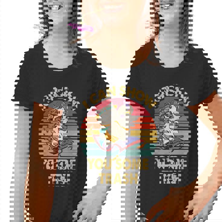 Raccoon Vintage Graphic Youth T-Shirt - For Fun-Loving Kids