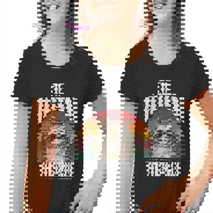 Raccoon Whisperer Youth T-Shirt - Vintage Lover's Retro Graphic