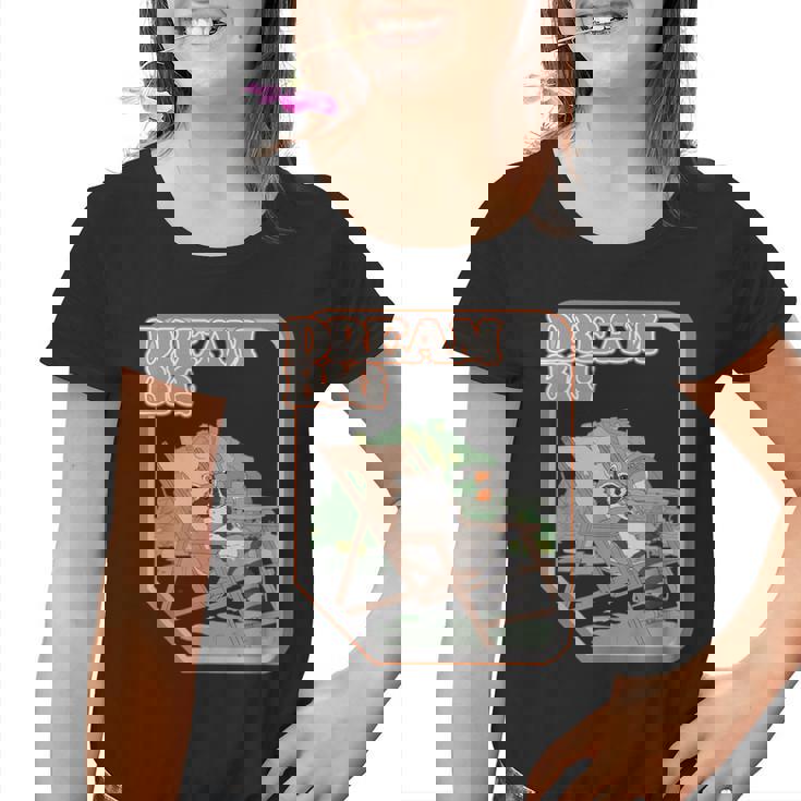Raccoon Youth T-Shirt - Dream Big Trash Graphic | Fun & Inspiring