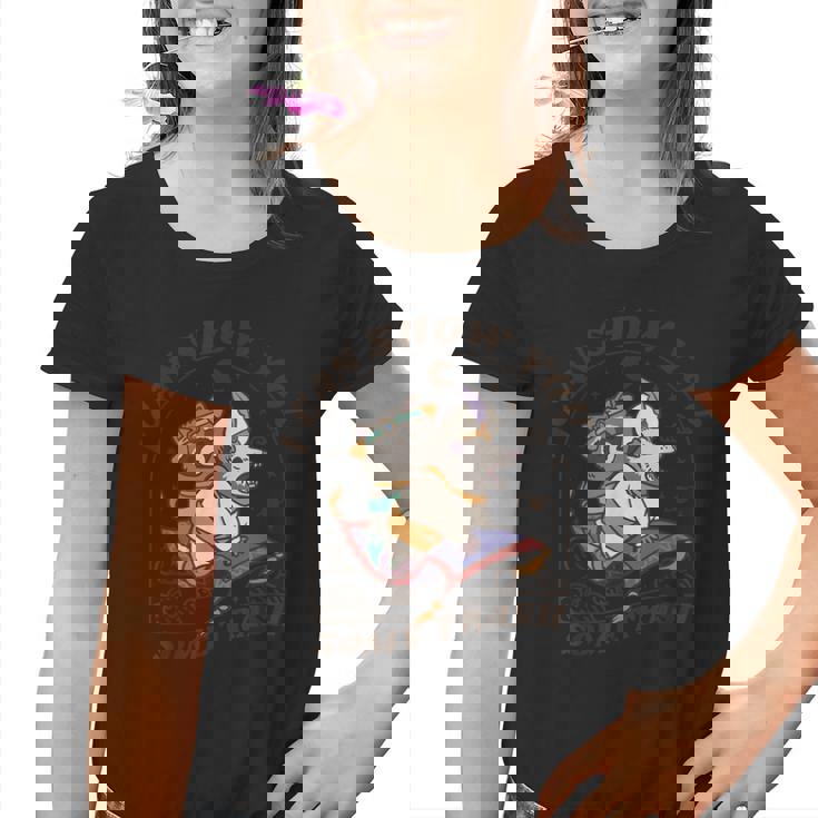Racoonicorn Youth T-Shirt - Unicorn Horn Raccoon Graphic Tee