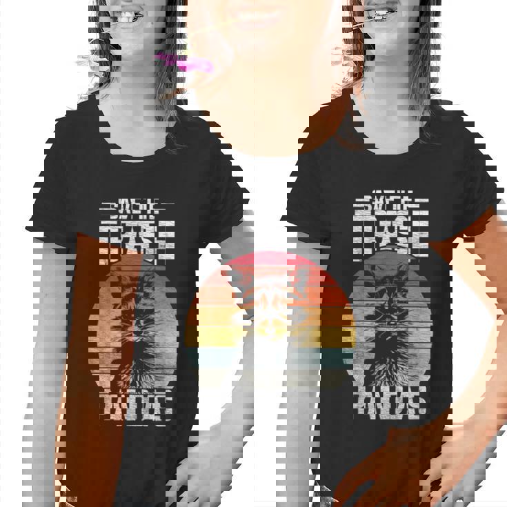 Retro Raccoon Graphic Youth T-Shirt | Save The Trash Pandas