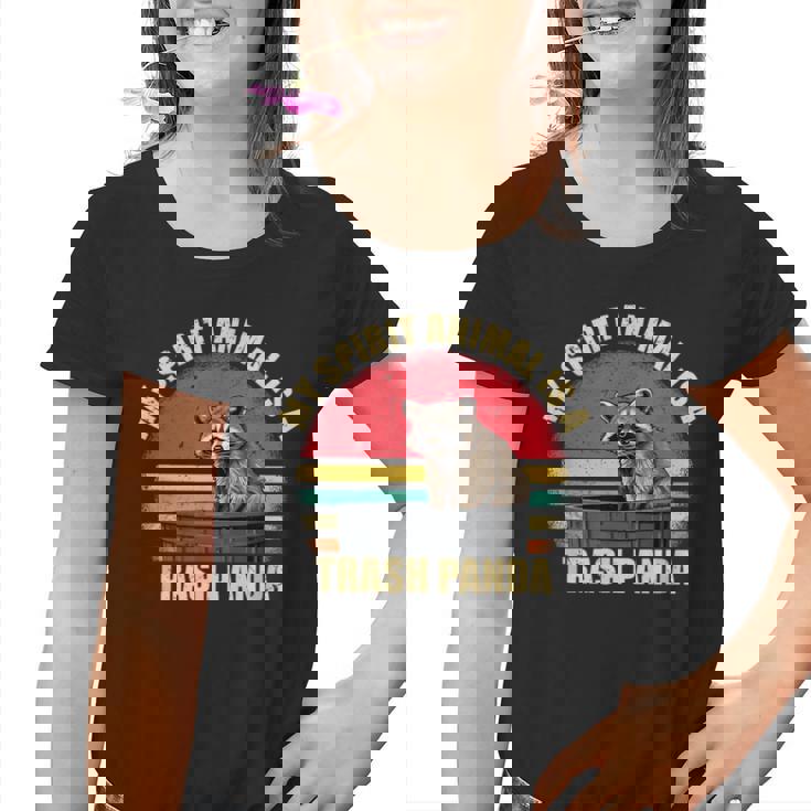 Trash Panda Raccoon Lover Graphic Youth T-Shirt - Fun Animal Design