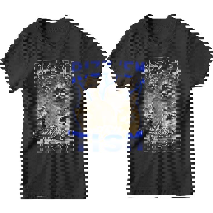 Autism Awareness Youth T-Shirt - Cool Raccoon Meme Design
