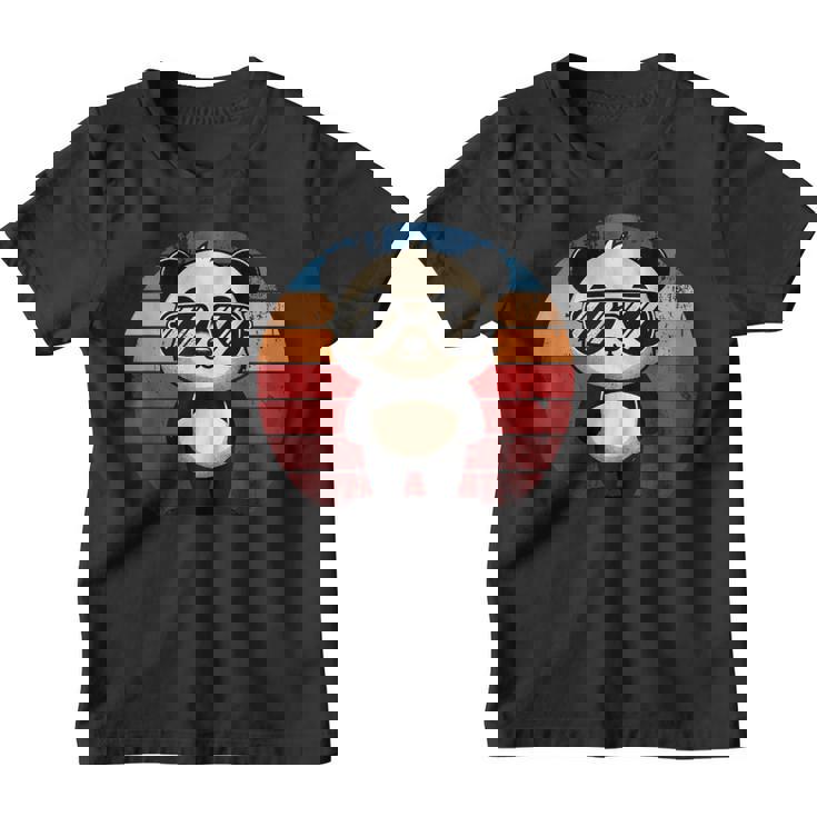 Retro Panda Sunglasses T-Shirt - Youth BBQ Pool Party Tee