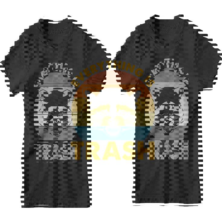 Vintage Raccoon Lovers Youth T-Shirt - Playful Graphic Tee