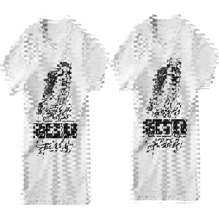 Certified Raccoon Specialist Youth T-Shirt | Vintage Graphic Design