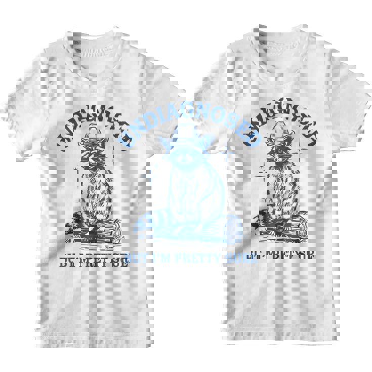 Cowboy Raccoon Graphic Youth T-Shirt - Undiagnosed Humor