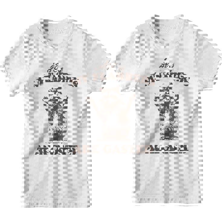 Funny Raccoon Graphic Youth T-Shirt - Quirky Style for Kids