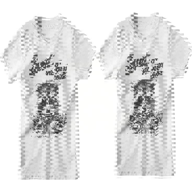 Raccoon Sarcastic Youth T-Shirt - Sweet & Feisty Graphic Tee