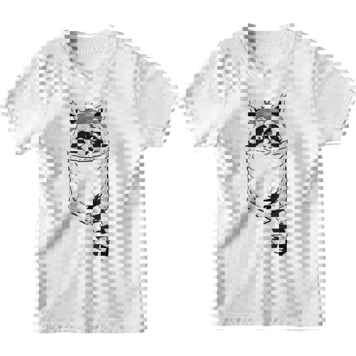 Raccoon 'Trash Panda' Graphic | Youth T-Shirt - Cartoon Style