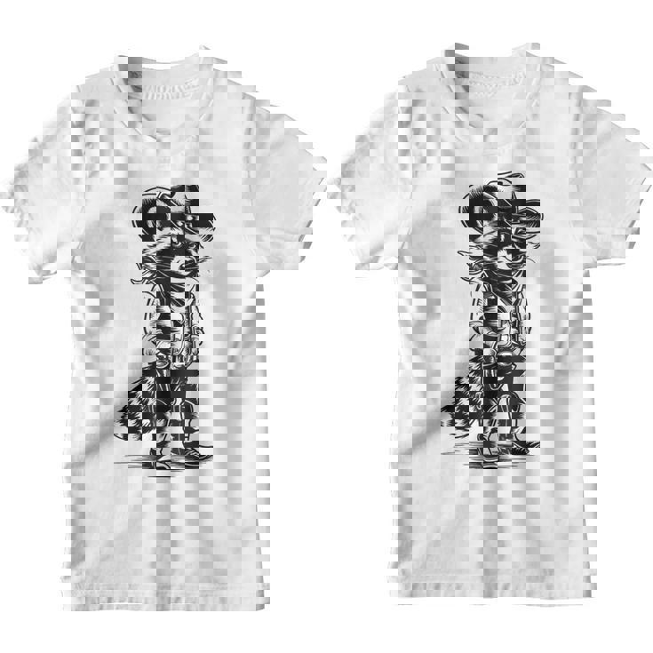 Raccoon Western Graphic Tee - Unisex Country Cowboy Style