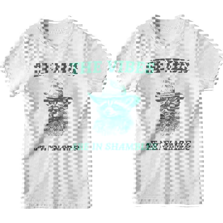 Sarcastic Raccoon Cowboy Youth Tee - Fun Animal Graphic